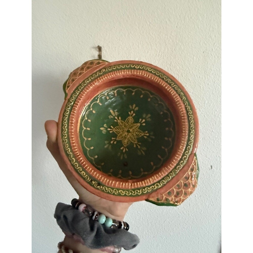 Handmade terracotta Mexican bowl